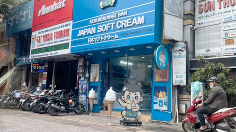 ベトナムでも人気のJapan Soft Cream